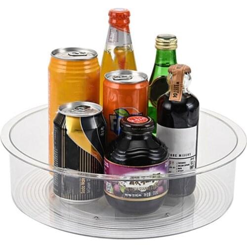 30cm Turntable Organizer Home Daily Product Holder Lazy Turntable Kitchen Organizer For Pantry Countertop Kitchen Supplies