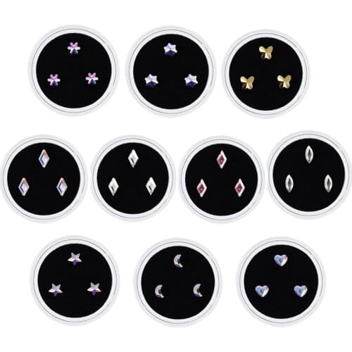 3PCS Tooth Beauty Diamond Jewelry 8Colors Dental Crystal Tooth Ornaments Tooth Gems Teeth Jewelry Gem Bur