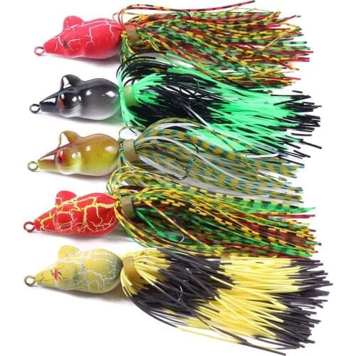 5PCS Plastic Frog Lure Soft Bait 7g 90mm Silicone Bait with beard Snakehead Lure For bass lure kit Tackle Fishing Wobblers