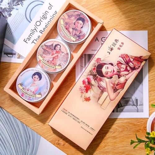 80ml*3pcs /box Chinese First Skin skin Care ShangHai Women Moisturizing Hydrating Classic Face Cream