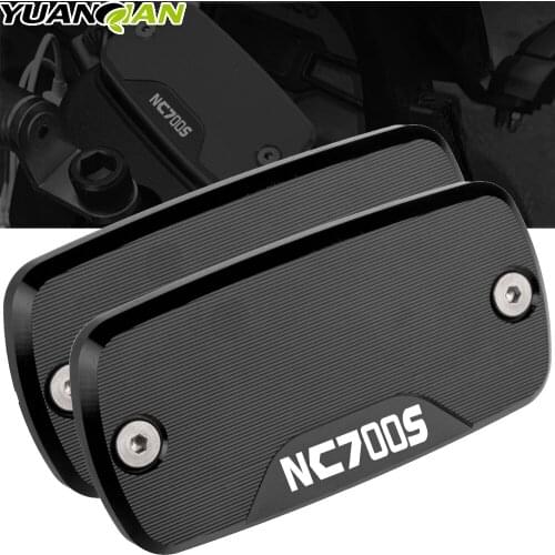 Motorcycle accessories CNC Aluminum Front Brake Reservoir Fluid Tank Cover Oil Cap FOR HONDA NC 700 S/X NC700S NC 700S all year