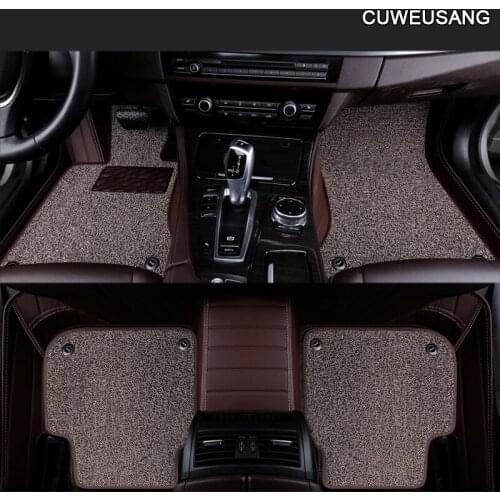CUWEUSANG Custom car floor mats for Chrysler 300c Grand Voager Sebring PT Cruiser auto foot mats