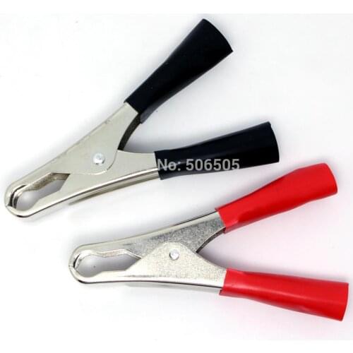 Free shipping Nickel plated steel 50A Battery Clip 10pcs/lot