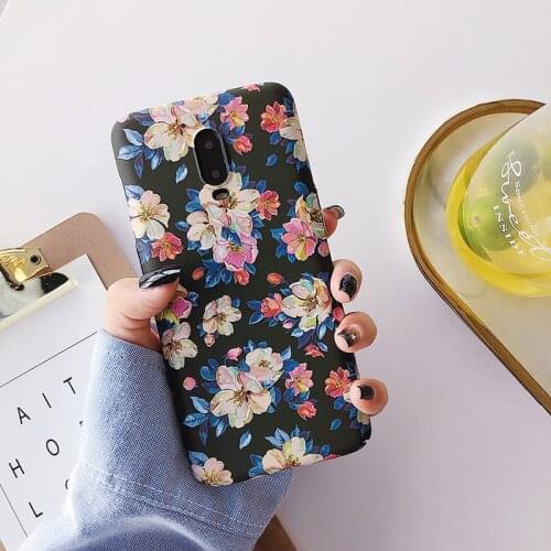 Embossed Painting Case for Samsung S8 9 Note8 9 S10 20 Plus S20 S21 Ultra Plus Case 3D Relief Ink Matte Hard PC Shockproof Cover