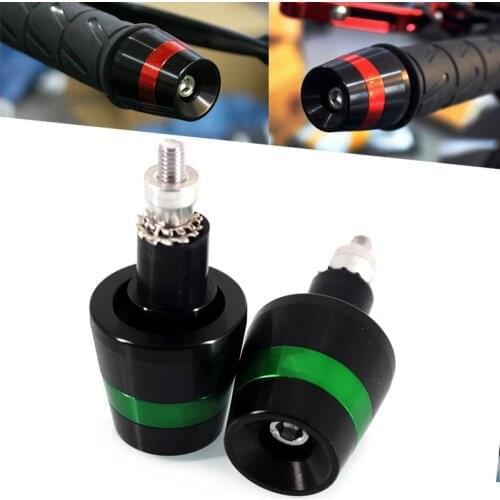 For KAWASAKI NINJA1000 NINJA 1000 ER-6N ER-6F ER6N ER6F ZX636 ZX 6R 10R GTR1400 Motorcycle CNC Handlebar Grips Ends Caps Cover