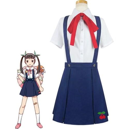 COS Bakemonogatari Eight Nine Temple True Night Snail Clothes Bakemonogatari Cosplay Costume Girl JK Uniform