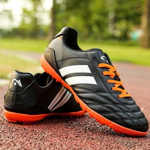 Men Boys Turf Cleats Soccer Shoes Athletic Football Outdoor Sports Sneakers QW