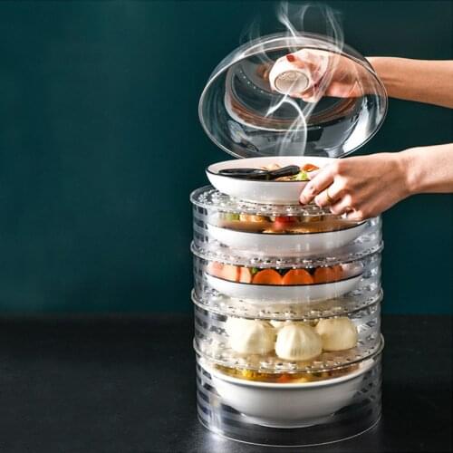 Keep Warm Insulation Dish Cover Set Dish Covers Food Cover Clear Lids Keeping Fresh Seal Bowl Kitchen Tools Home Accessories