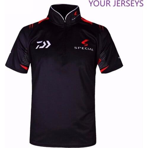 2022 New DAIWA Men Fishing Clothes UV Sunscreen Breathable Fiber Shirts Profesional Short Sleeve Shirt Male DAIWA Pesca