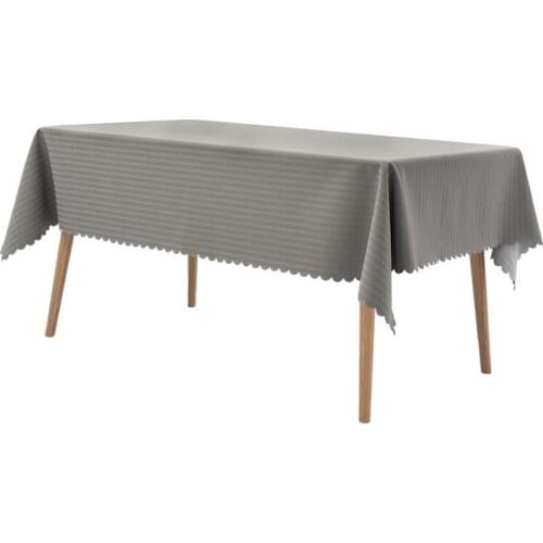 Solid color tablecloth waterproof anti-scalding oil-free disposable pvc coffee table mats Japanese-style white dormitory rectang