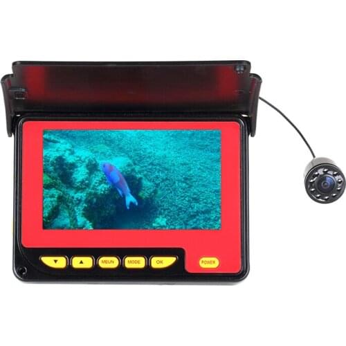 20M 30M 1000TVL Fish Finder Underwater Ice Ocean Fishing Camera 4.3" LCD Monitor 8PCS IR LED light
