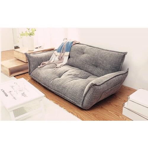 Modern Design Floor Sofa Bed 5 Position Adjustable Lazy Sofa Japanese Style Furniture Living Room Reclining Folding Sofa Couch