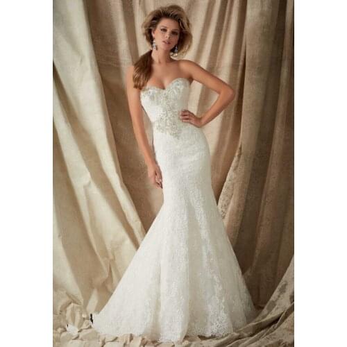 Bead bridal Gown Mermaid Lace Party Off the Shoulder Sweetheart Vestido de noiva Casamento Backless mother of the bride dresses