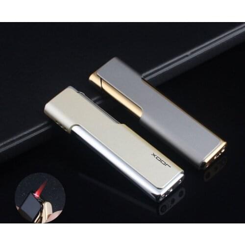 Windproof High Pressure Direct Injection Flame Long Strip Turbo Creativity Butane Gas Lighter Cigarette Cigar Accessories