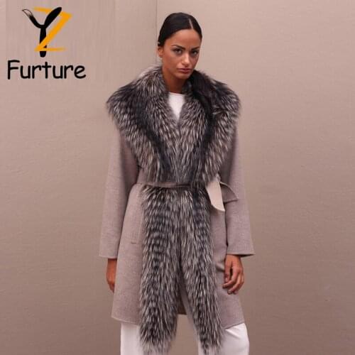YZ.FURTURE Fashion Women New Winter Clothing Thicken Woolen Jacket Female Korean Version of The Medium Length Loose Woolen Coat