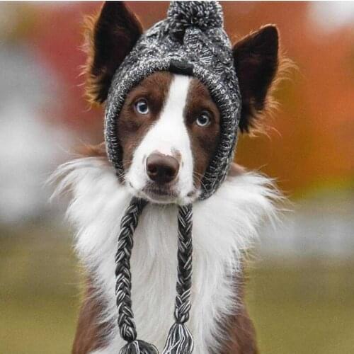 Pet Hat Christmas Cat Dog Winter Warm Plush Cap Xmas Party Decor Hat Funny Cute Pet Cosplay DIY Dogs Cats Costume Decor