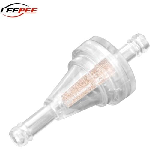 LEEPEE 1/4" 6.3mm 10PCS/Set Fuel Filter Inline Gas Gasoline Filter For Dirt Bike ATV UTV Motorcycle Accessories