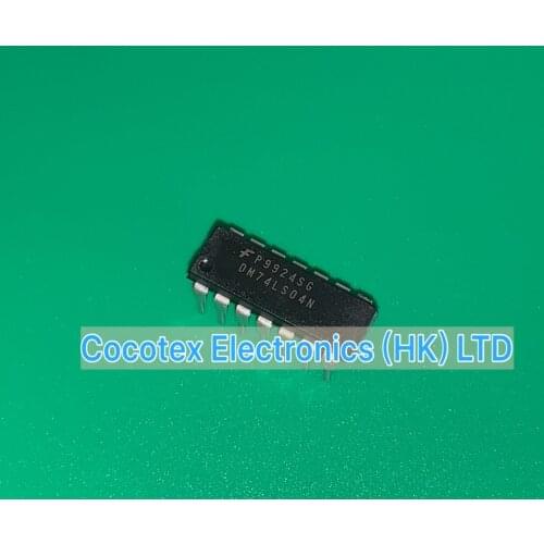 10pcs/lot DM74LS04N DIP14 DM 74LS04 N IC INVERTER HEX 14-DIP DM74LS04-N DM74LS04AN