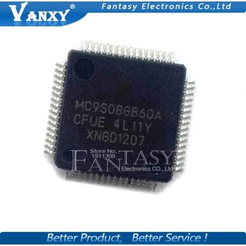10PCS MC9S08GB60ACFUE QFP-64 MC9S08GB60A QFP SMD