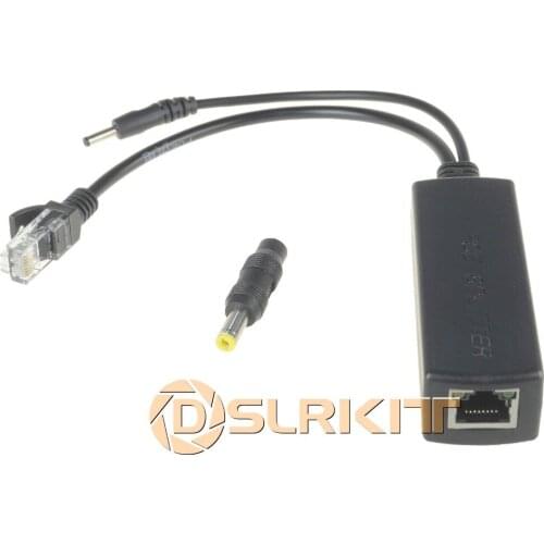 12pcs Active PoE Splitter Power Over Ethernet 48V to 5V 2.4A Compliant IEEE802.3af