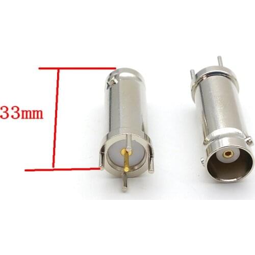 20pcs NEW COPPER BNC female solder TO PCB mount RF CONNECTOR