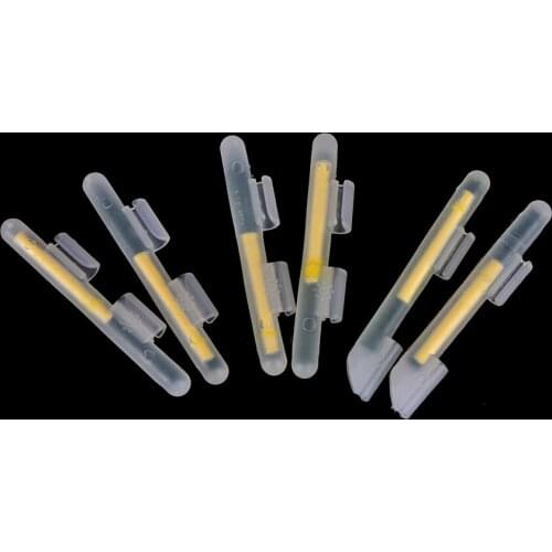 20Pcs Fishing Light Night Float Rod Dark Glow Fluorescent Stick Luminous Squid Fish Lure Set