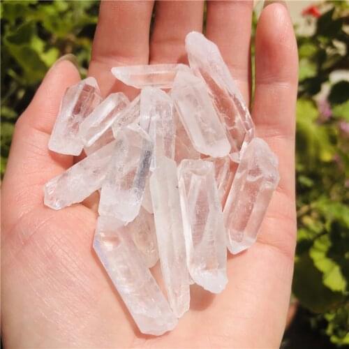 3-4cm Clear NATURAL Lemurian Seed Quartz Crystal Points Specimen