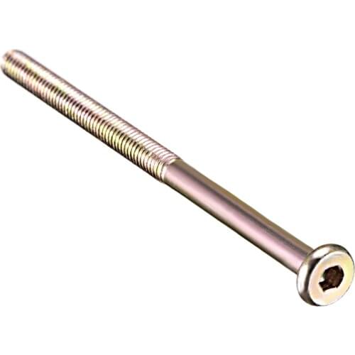 Uxcell 5 Pcs Furniture Bolt Nut Hex Socket Drive Round Head Screw M6x70mm M6x80mm M6x95mm Zinc Plated