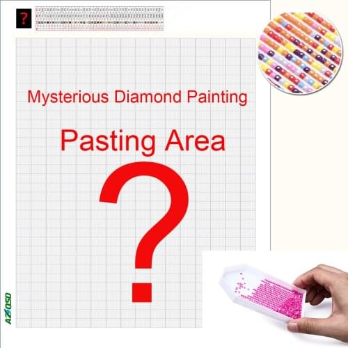 AZQSD Diamond Painting Mysterious Handmade Gift Mosaic 5D DIY Photo Custom Diamond Embroidery Sale Rhinestones Home Decoration