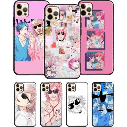 Anime Yarichin Club For iPhone 12 Pro Max Mini 7 8 Plus Phone Case For iPhone 11 Pro Max XS XR X SE 2020 Cover