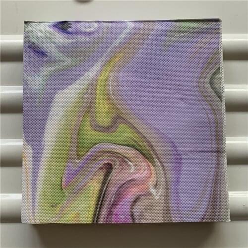 Decoupage wedding vintage elegant napkins paper cool tissue colorful Marble striped birthday party beautiful serviettes decor 20