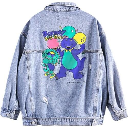 Cartoon Denim Jacket for Boys Girls Denim Coats New Fashion Childrens Spring Autumn Coat Kids Jacket Baby Coat Girls Jacket