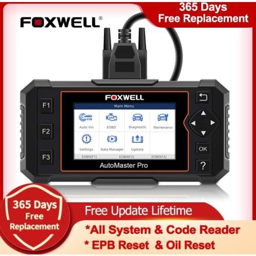 Foxwell NT624 Elite OBD2 Car Diagnostic Tool All System OBD2 Scanner EPB Oil Service Reset ODB2 Automotive Scanner Free Update