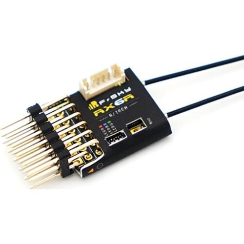 FRSKY RX6R 2.4G 16CH PWM SBUS Telemetry S.PORT Receiver Dual Antenna 3.5-10V for FRSKY X9D X7 X-Lite RC Airplane FPV Drones