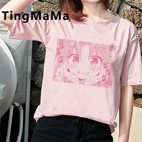 Japanese Anime Harajuku E-girls Punk tshirt female grunge harajuku couple clothes print ulzzang tshirt ulzzang tumblr