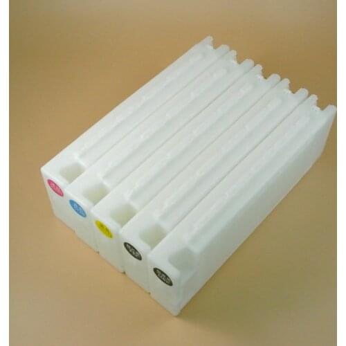 1set 5 colors for Epson SC T3000 T5000 T7000 refill ink cartridge T6941 T6942 T6943 T6944 T6945 with stable one time use chips