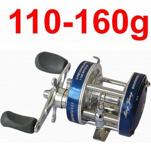 GEHAUT or Ming Yang Boat Drum Fishing Reel Full Metal No Gap CL20 without Line Guard for Ice Raft Fishing, CL25 with Line Guard