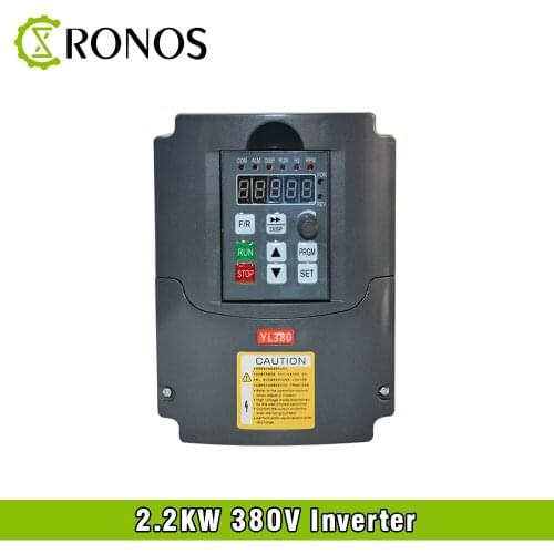Spindle Motor Speed Control 380V 2.2KW VFD Variable Frequency Drive VFD 3HP Frequency Inverter For Motor