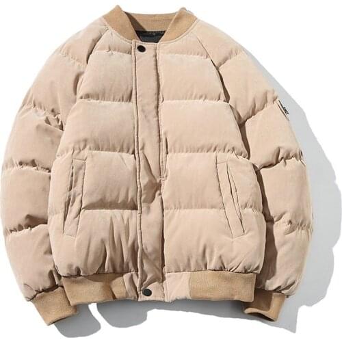 2021 New Winter Mens Jacket High Quality Man Coat Solid Male Casual Thicken Warm Parkas Coat Mens Clothing Streetwear