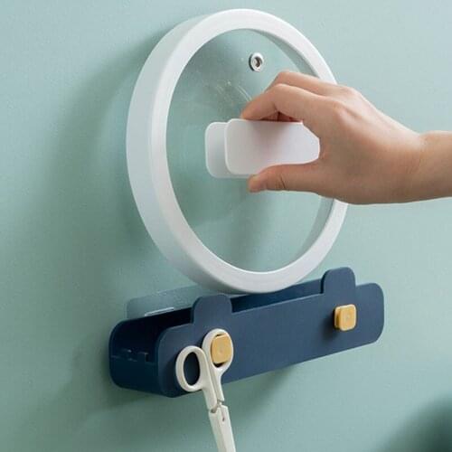 Pot Rack Kitchen Wall Hanging Multifunctional Cutting Board Rack Cutting Board Storage Rack Bathroom Organizer