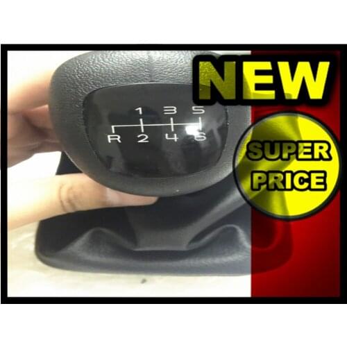 DZ GOOD Shipping For Mercedes Benz ATP Tour 6 Speed Gear Shift Knob Leather Gaitor W202 C Class Manual HOLE DIAMETER 12MM