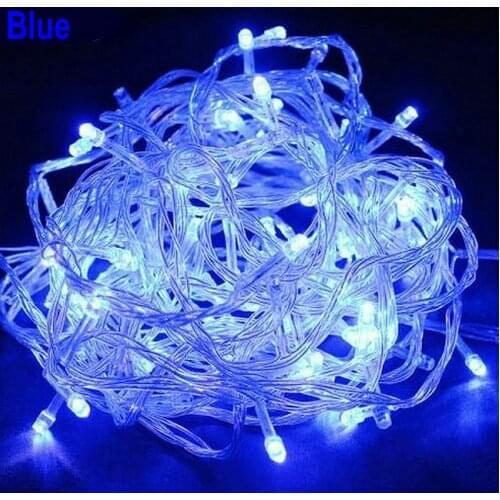 30M 300LED Fairy String Light Christmas w/linkable male&female connectable DC jack Xmas Wedding Garden Garland tree decor-Static