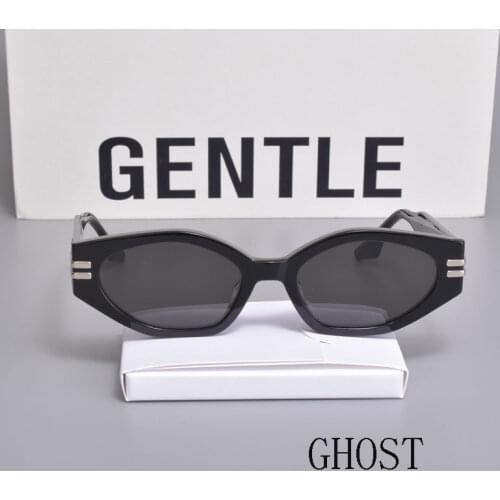 2021 New Luxury Brand Gentle GHOST Small Cat Eye Sunglasses For Men Women Oval Shades Vintage Sun Glasses Fashion Oculos