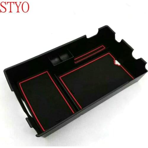 STYO Car glove box armrest box suitcase storage box for Chevrolet Equinox 2017 2018