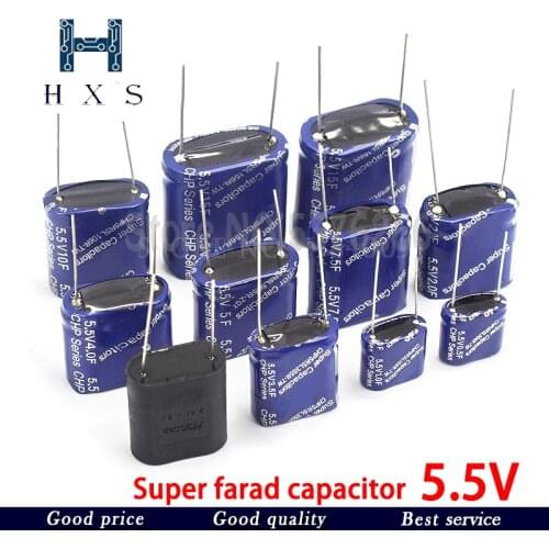 1PCS Super capacitor farad capacitor combination type 5.5V 0.5F/1F/2F/3.5F/4F/5F/7.5F/10F/15F