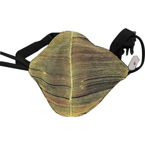 LED luminous dustproof false face colorful luminous jumpy false face with charging