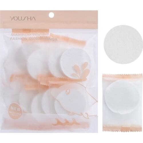 10 Pcs Candy-Shape Compressed Disposable Face Towel Makeup Remover Fine Thickened Face Cleaning Cotton Pads Face Cleaning E1049