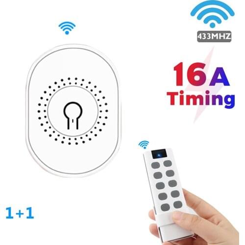 16A 433MHZ Mini Breaker Support Two Way On-off Device Wireless Switch Timing Function Home Remote Control Mini Switch Module