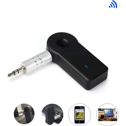 3.5mm Handfree Car Bluetooth Music Receiver Car Kit Jack Music Receiver Handfree Adapter Handsfree Speaker Headphone Adapter