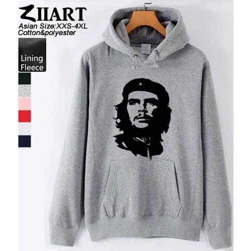 Che Guevara head portrait Berets Pentagram military C.C.C.P. USSR Man Boy Hoodie Couple Clothes Autumn Winter Fleece ZIIART